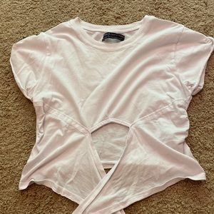 Urban outfitters white tie top